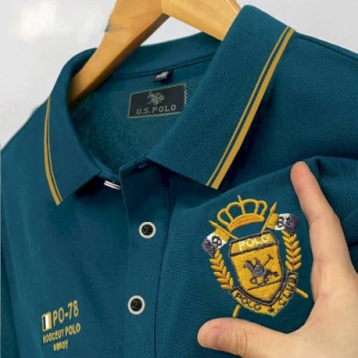 Premium Cotton Polo Shirt For Men (Export Quality)