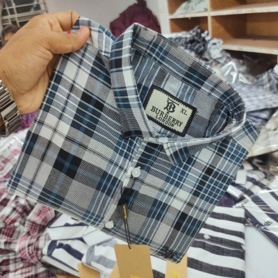 Garments Cotton full Sleeve Check Shirt for Men's