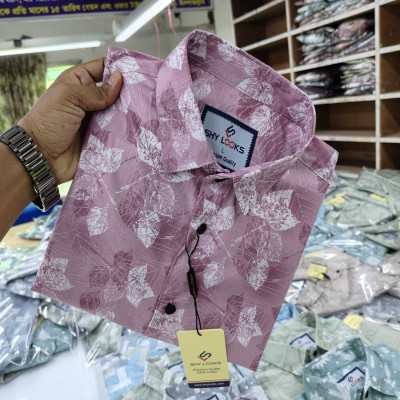 Pure Cotton full Sleeve Print Shirt for Men's