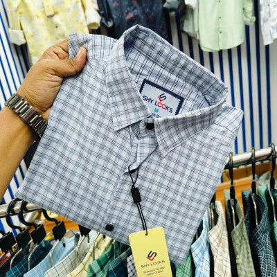Cotton full Sleeve Check Shirt for Men's