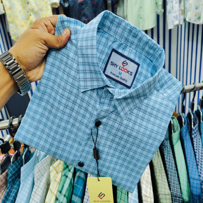 Cotton full Sleeve Check Shirt for Men's