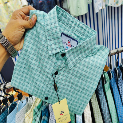 Cotton full Sleeve Check Shirt for Men's