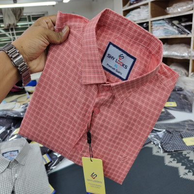 Cotton full Sleeve Check Shirt for Men's