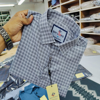 Cotton full Sleeve Check Shirt for Men's