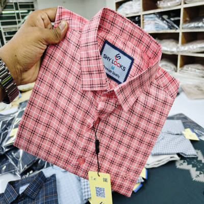 Cotton full Sleeve Check Shirt for Men's