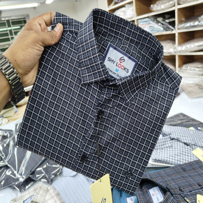 Cotton full Sleeve Check Shirt for Men's