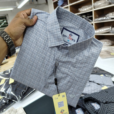 Cotton full Sleeve Check Shirt for Men's