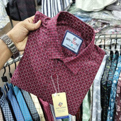 Cotton full Sleeve Check Shirt for Men's
