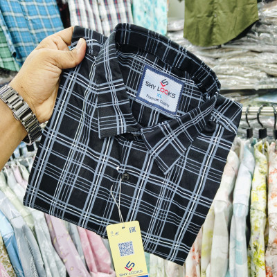 Cotton full Sleeve Check Shirt for Men's