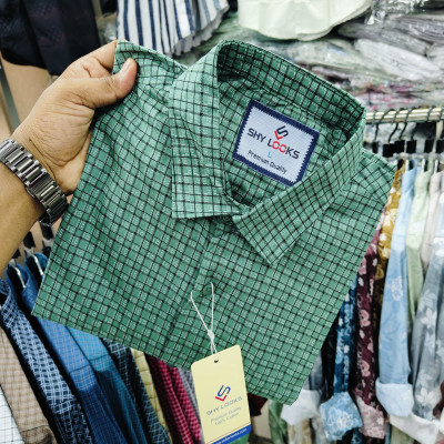 Cotton full Sleeve Check Shirt for Men's