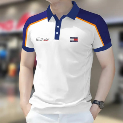 Pk Cotton Polo Shirt-(white)
