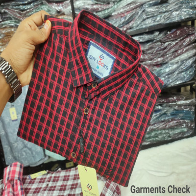 Cotton full Sleeve Check Shirt for Men's