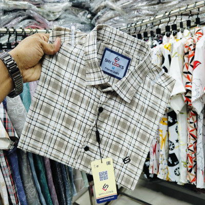 Cotton full Sleeve Check Shirt for Men's