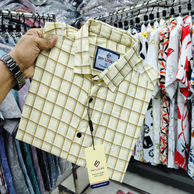 Cotton full Sleeve Check Shirt for Men's