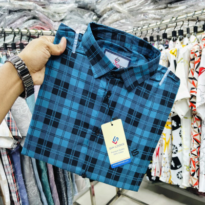 Cotton full Sleeve Check Shirt for Men's