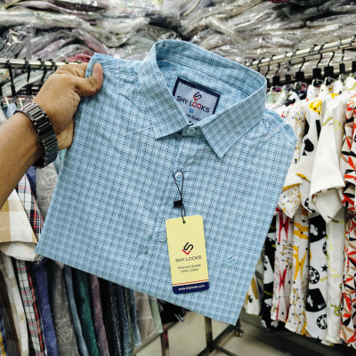 Cotton full Sleeve Check Shirt for Men's