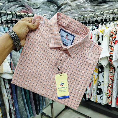 Cotton full Sleeve Check Shirt for Men's