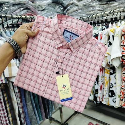 Cotton full Sleeve Check Shirt for Men's