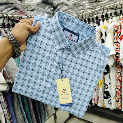Cotton full Sleeve Check Shirt for Men's
