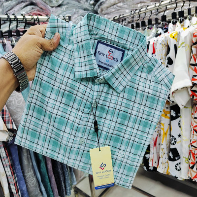 Cotton full Sleeve Check Shirt for Men's
