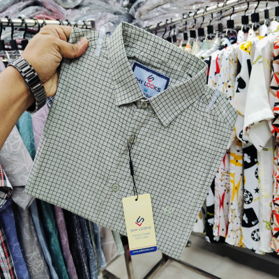 Cotton full Sleeve Check Shirt for Men's