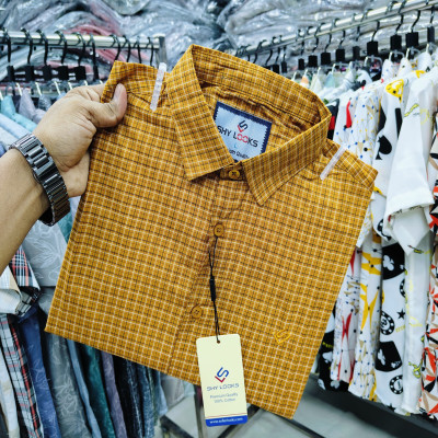 Cotton full Sleeve Check Shirt for Men's