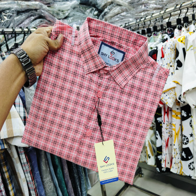 Cotton full Sleeve Check Shirt for Men's