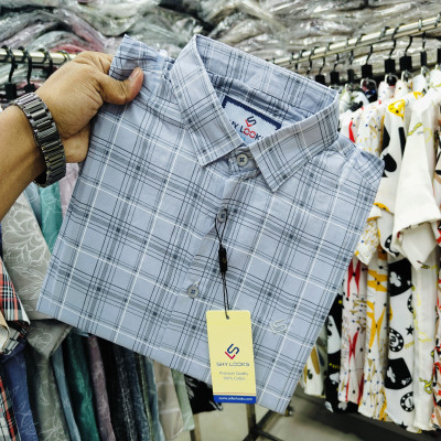 Cotton full Sleeve Check Shirt for Men's