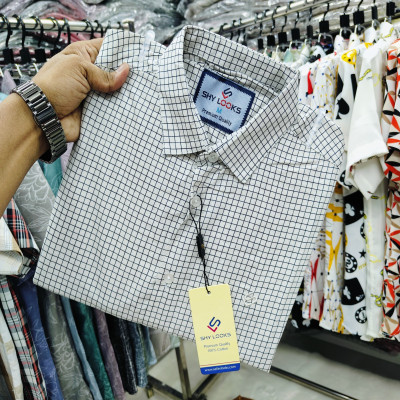Cotton full Sleeve Check Shirt for Men's