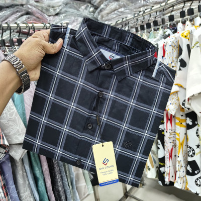 Cotton full Sleeve Check Shirt for Men's