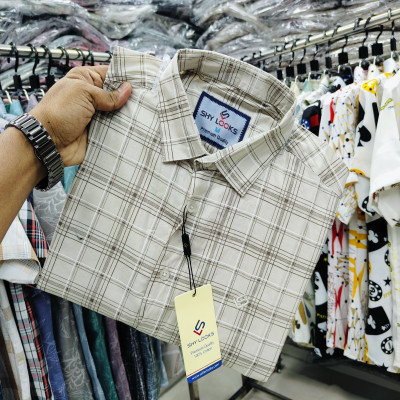 Cotton full Sleeve Check Shirt for Men's