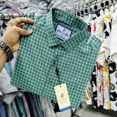Cotton full Sleeve Check Shirt for Men's