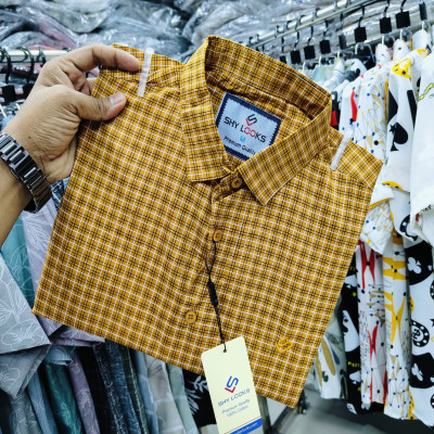 Cotton full Sleeve Check Shirt for Men's