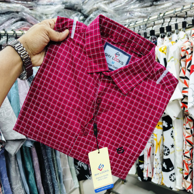 Cotton full Sleeve Check Shirt for Men's