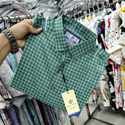 Cotton full Sleeve Check Shirt for Men's