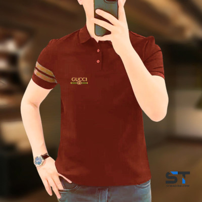 Meron Color Super Premium Half Sleeve polo Shirt.
