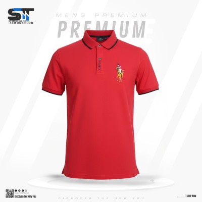 Premium Cotton Polo Shirt For Men (Export Quality)-A