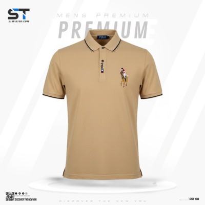 Premium Cotton Polo Shirt For Men (Export Quality)-A
