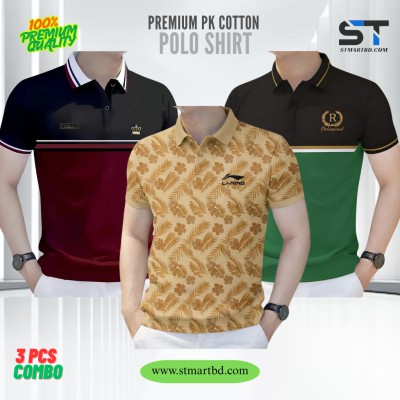 3 PCS COMBO OFFER!Exclusive Design PK Polo Shirt