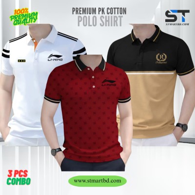 3 PCS COMBO OFFER!Exclusive Design PK Polo Shirt
