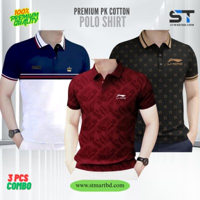 3 PCS COMBO OFFER!Exclusive Design PK Polo Shirt