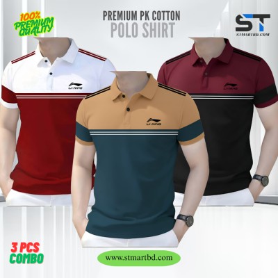 3 PCS COMBO OFFER!Exclusive Design PK Polo Shirt