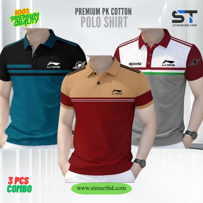 3 PCS COMBO OFFER!Exclusive Design PK Polo Shirt