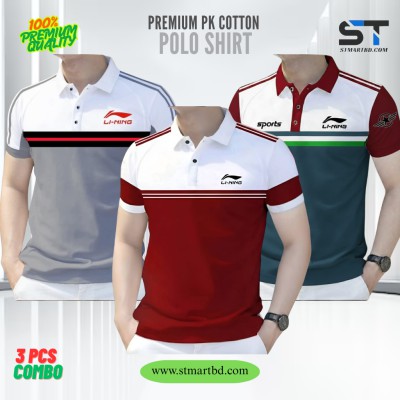 3 PCS COMBO OFFER!Exclusive Design PK Polo Shirt