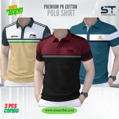 3 PCS COMBO OFFER!Exclusive Design PK Polo Shirt