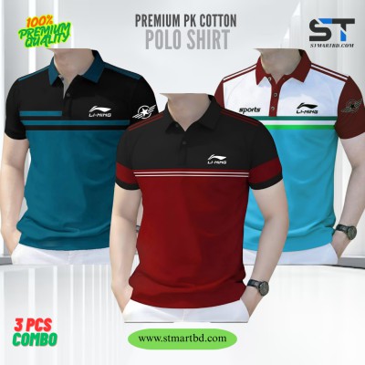 3 PCS COMBO OFFER!Exclusive Design PK Polo Shirt