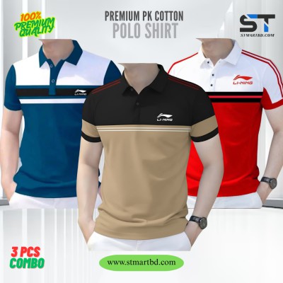 3 PCS COMBO OFFER!Exclusive Design PK Polo Shirt