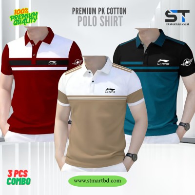 3 PCS COMBO OFFER!Exclusive Design PK Polo Shirt