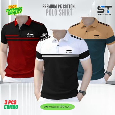 3 PCS COMBO OFFER!Exclusive Design PK Polo Shirt