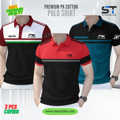 3 PCS COMBO OFFER!Exclusive Design PK Polo Shirt